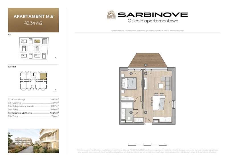 Nieruchomość na sprzedaż Sarbinowo Sarbinove Osiedle Apartemtnowe